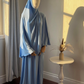 Baby Blue Cotton Elastane Prayer Set