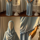 Baby Blue Cotton Elastane Prayer Set