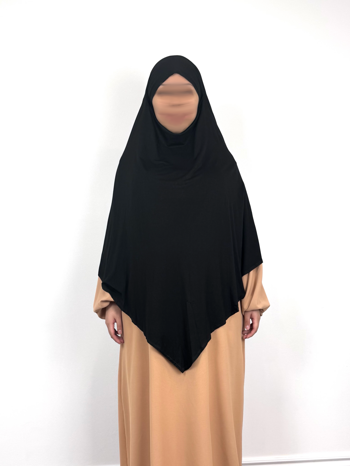 Black Jersey Khimar