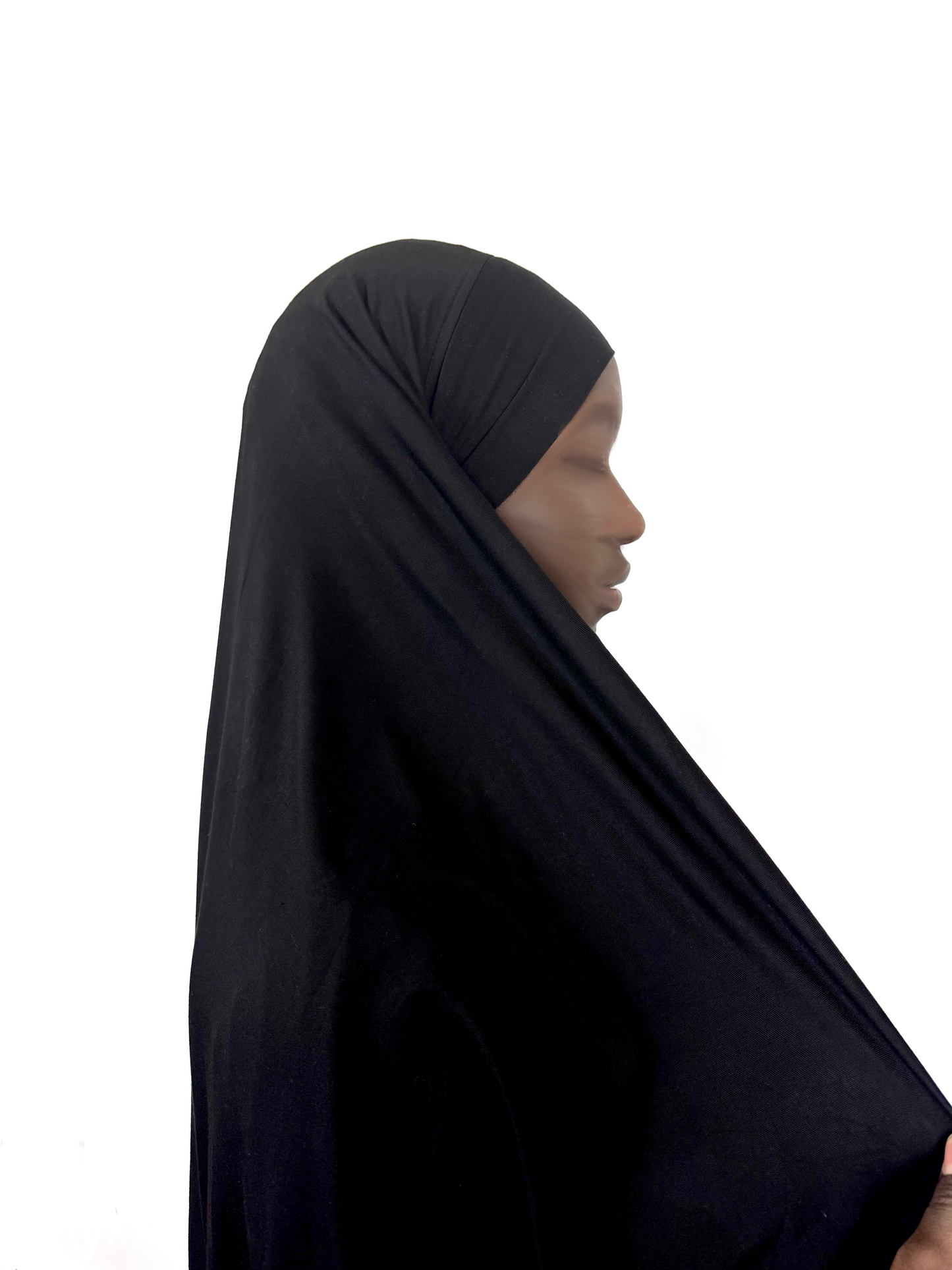 Black Jersey Khimar