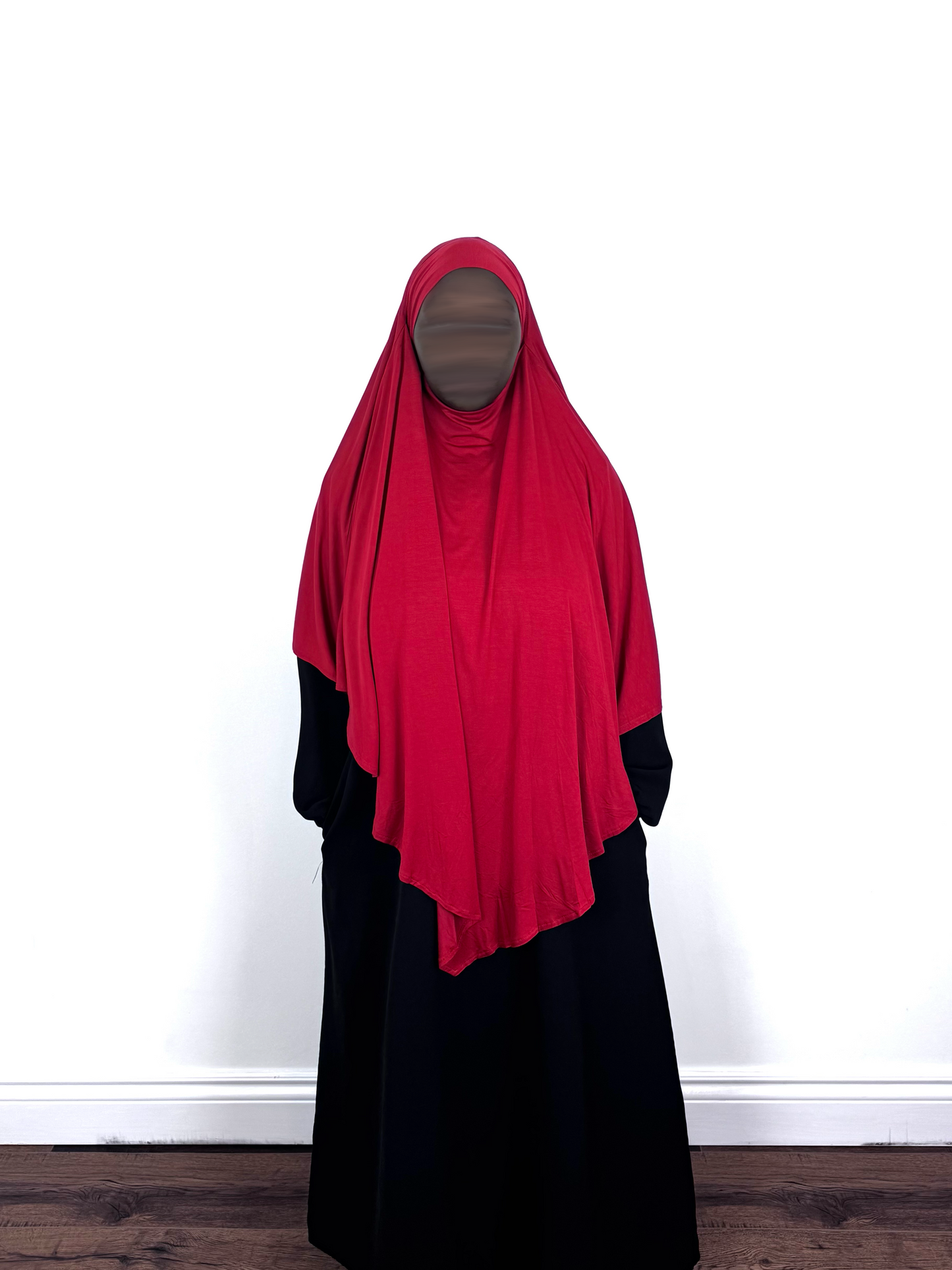 Red Jersey Khimar